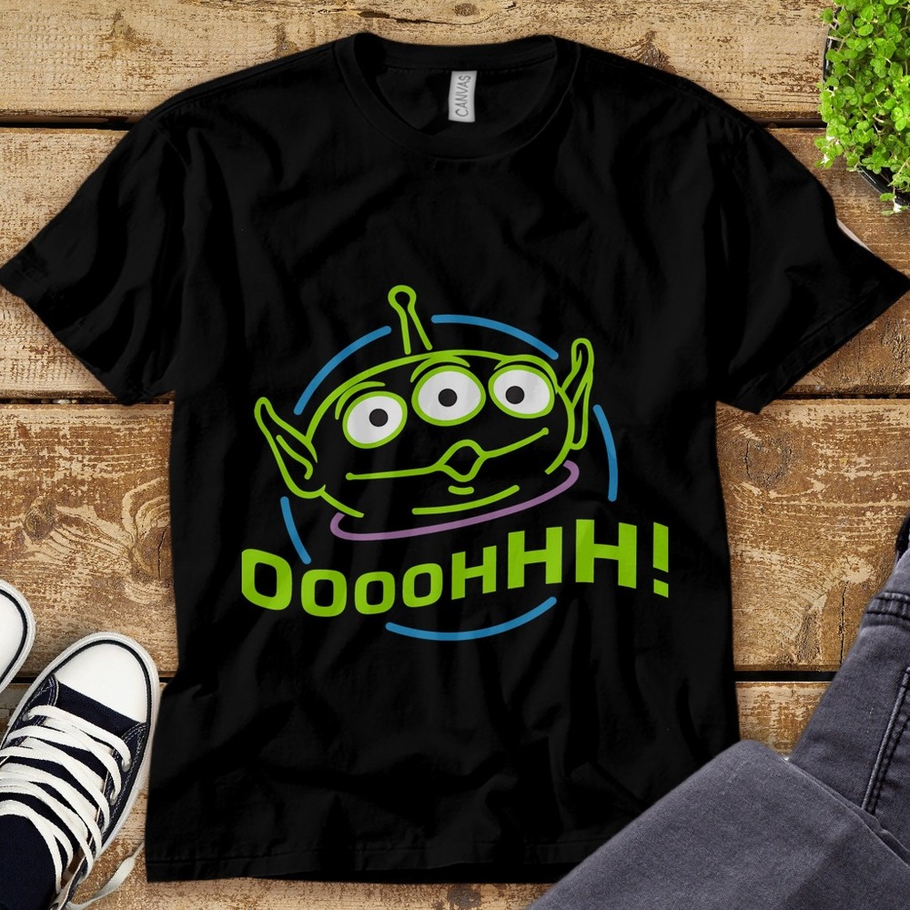 Disney Alien Toy Story Cute Oohhh Unisex Adult T-shirt Kid Shirt